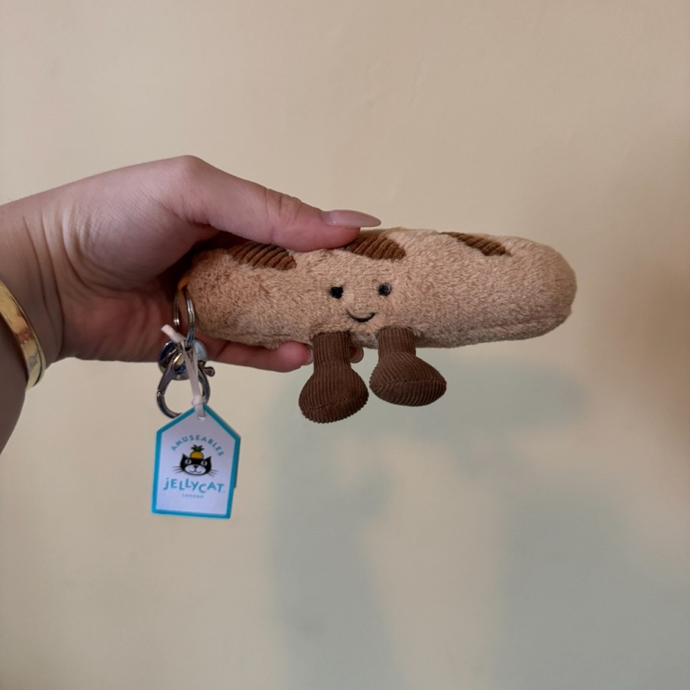 Jellycat Baguette Bag Charm BNWT